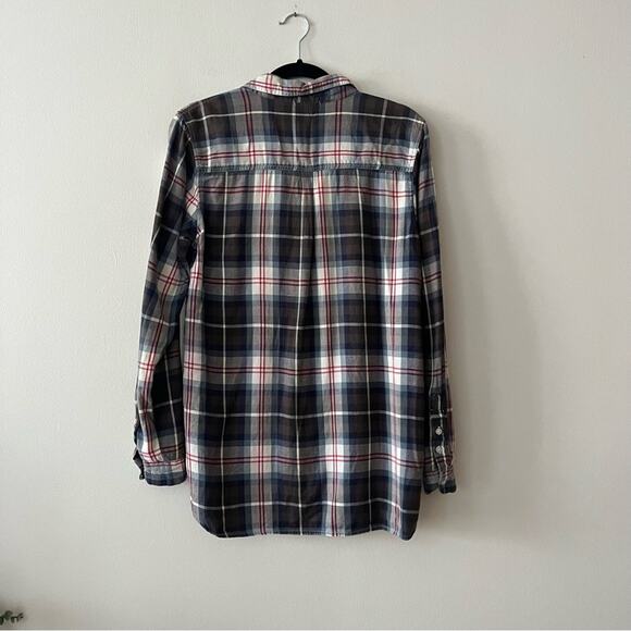 Sundry Flannel Plaid Button Up Shirt - Picture 5 of 6